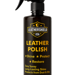 Leather Shield Premium Leather Cleaner & Protector Spray | Restores, Shines & Britghness  Graphene Infused 450ml